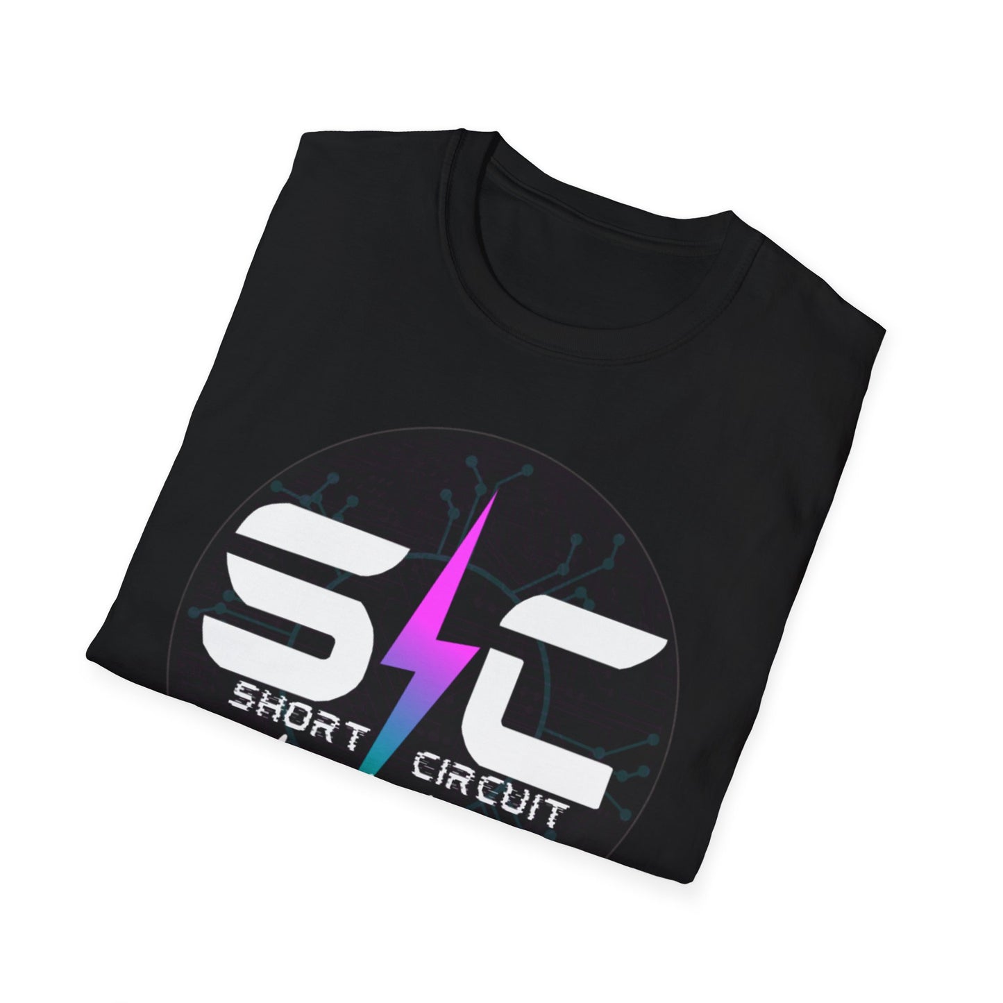 Short Circuit Logo Unisex Softstyle T-Shirt