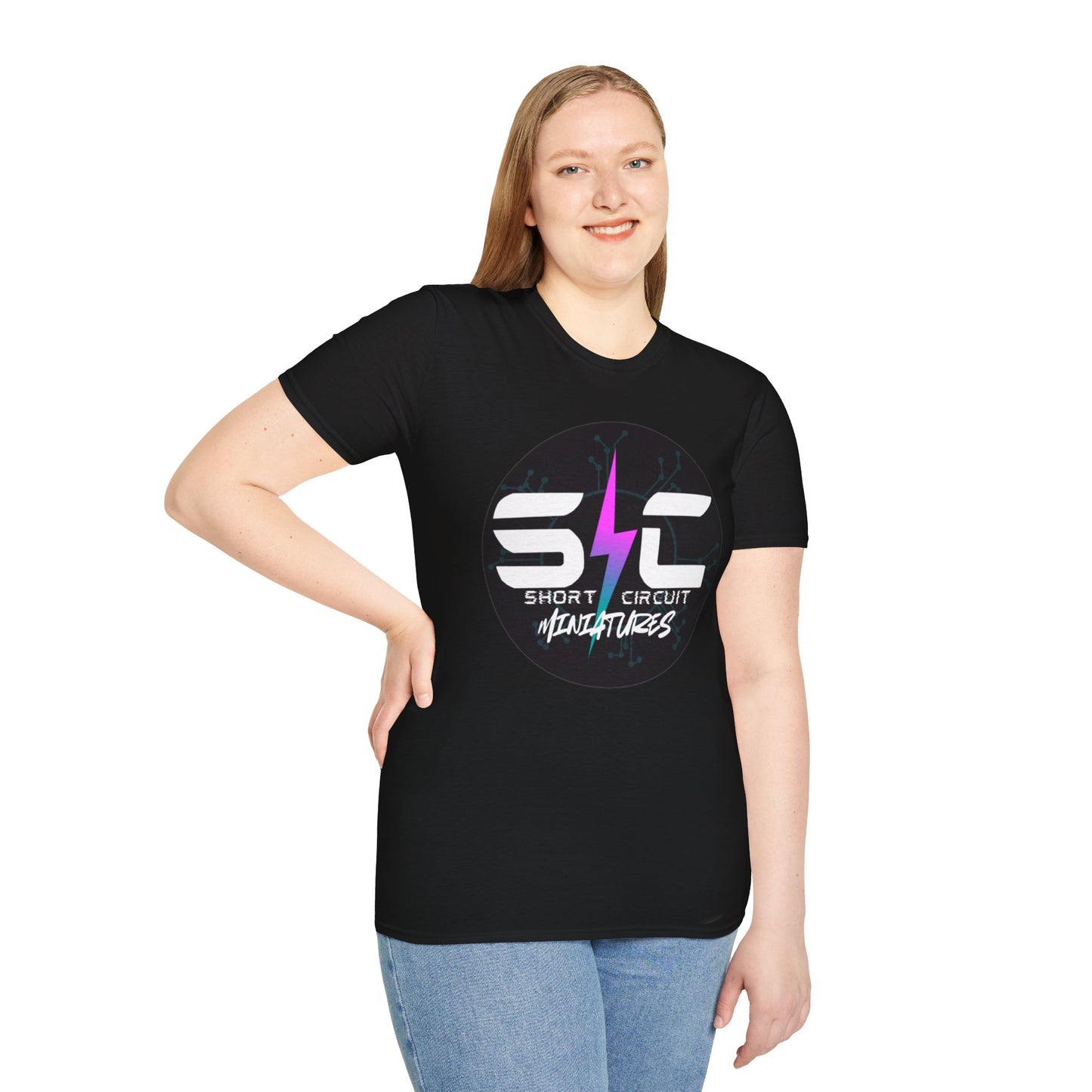 Short Circuit Logo Unisex Softstyle T-Shirt