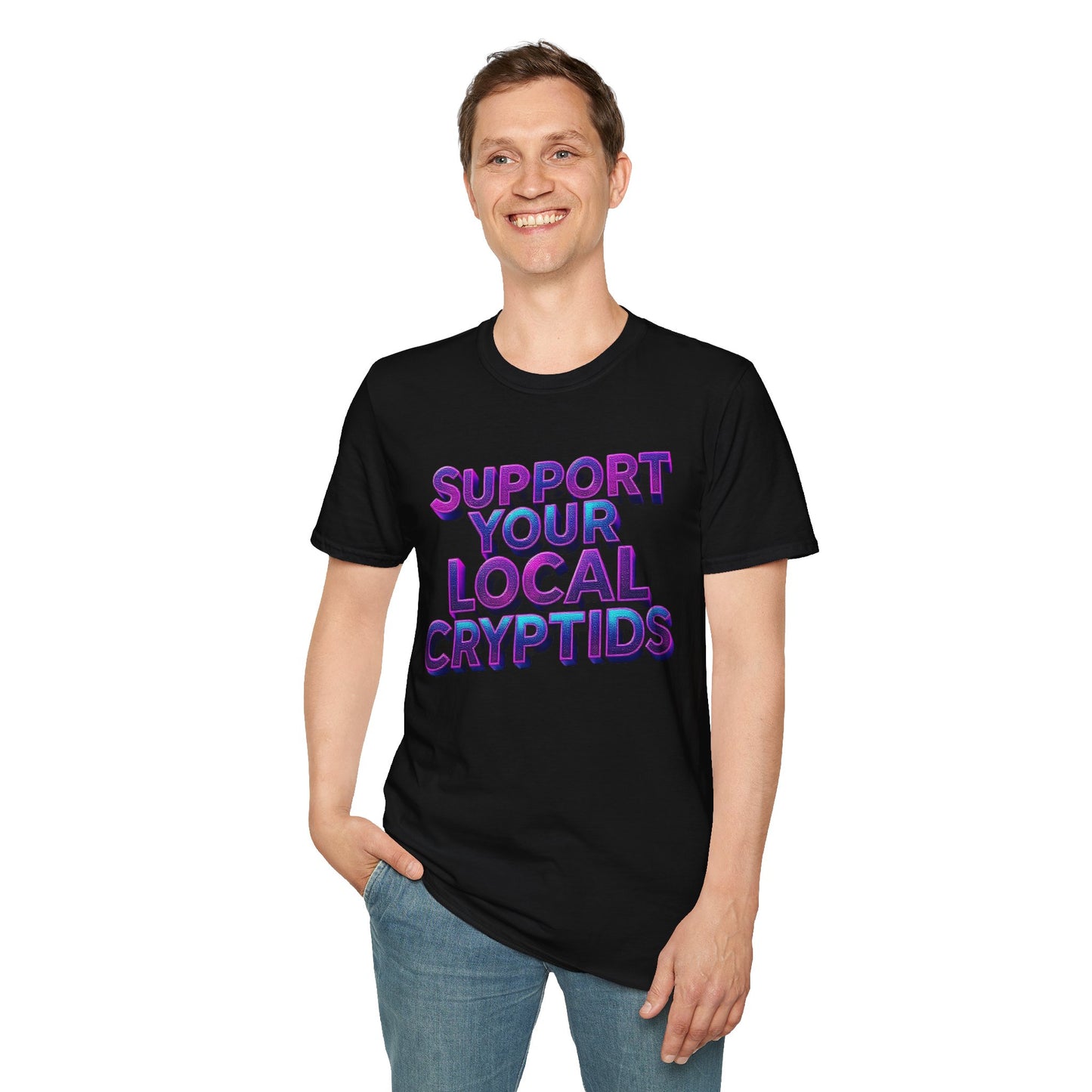 Support Your Local Cryptids Unisex Softstyle T-Shirt