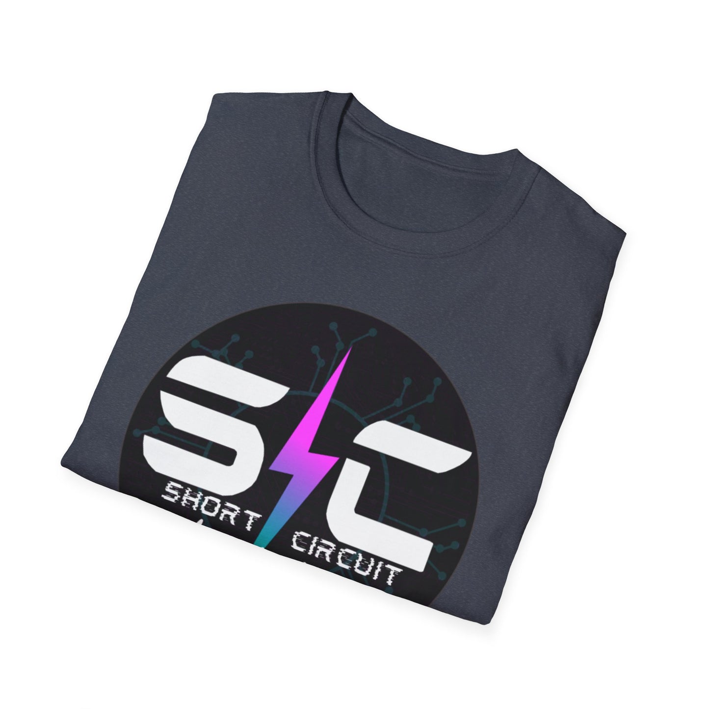 Short Circuit Logo Unisex Softstyle T-Shirt