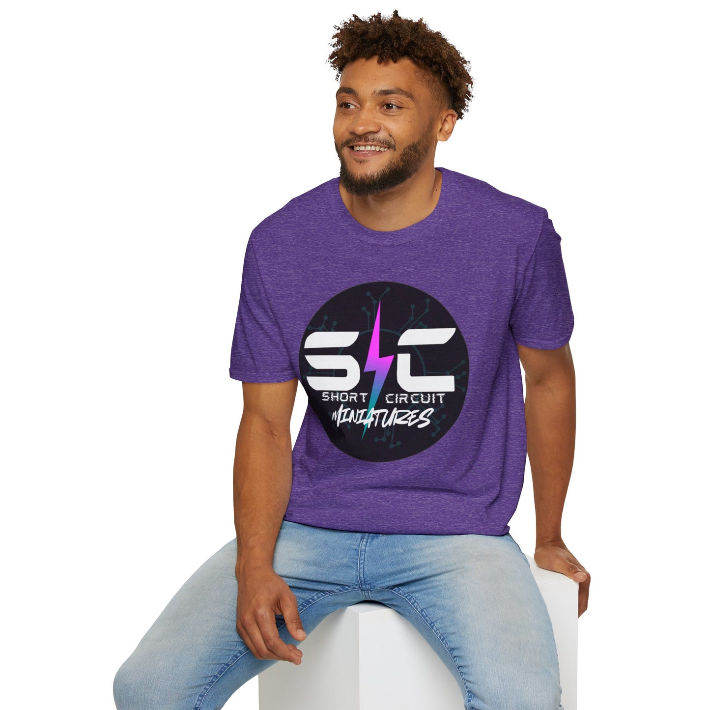 Short Circuit Logo Unisex Softstyle T-Shirt