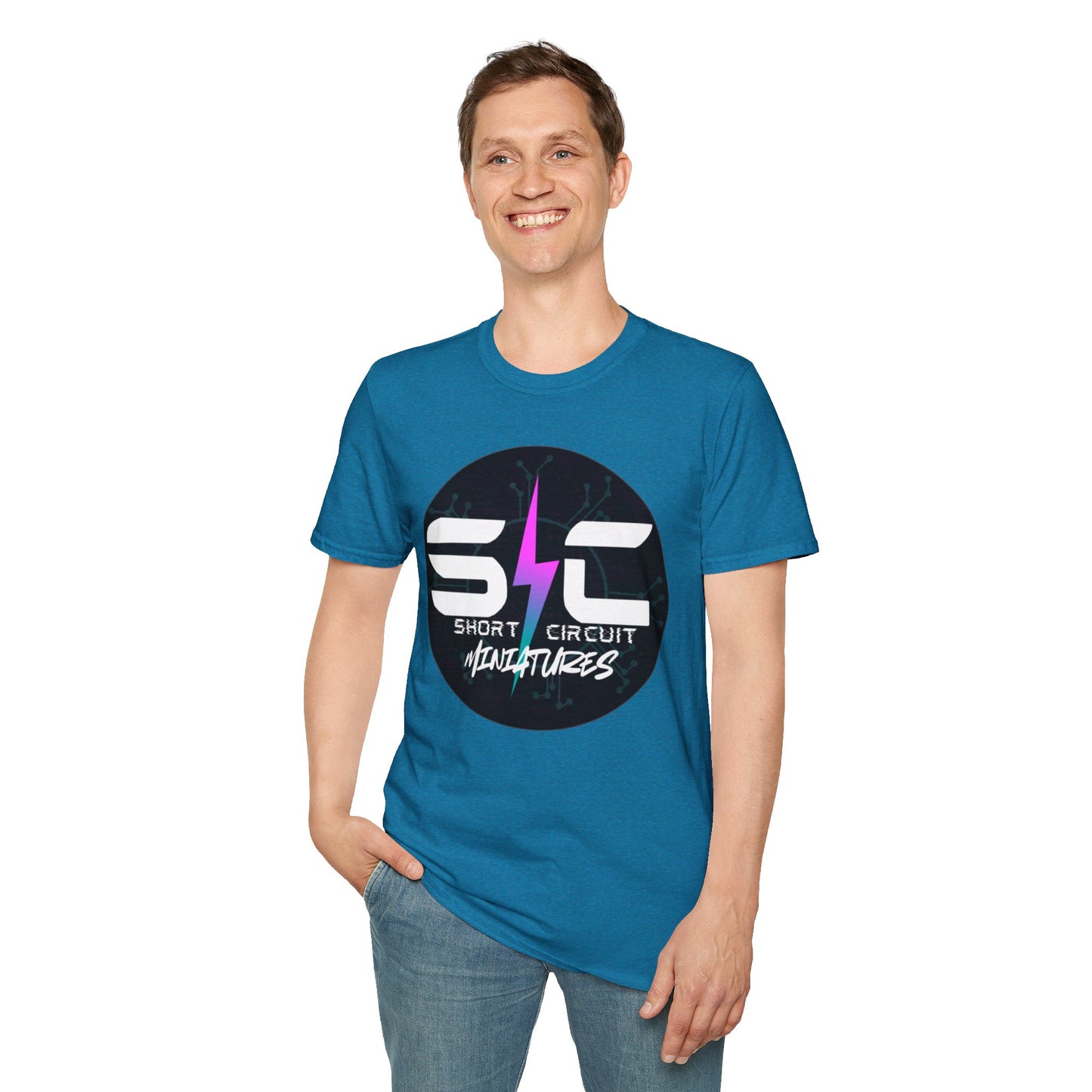 Short Circuit Logo Unisex Softstyle T-Shirt