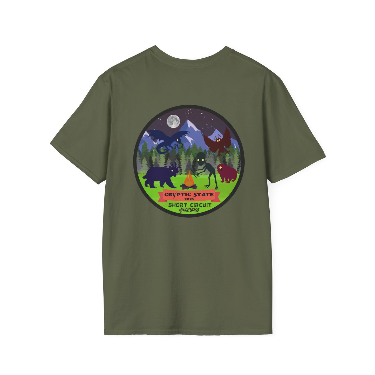 Camp Cryptid Unisex Softstyle T-Shirt