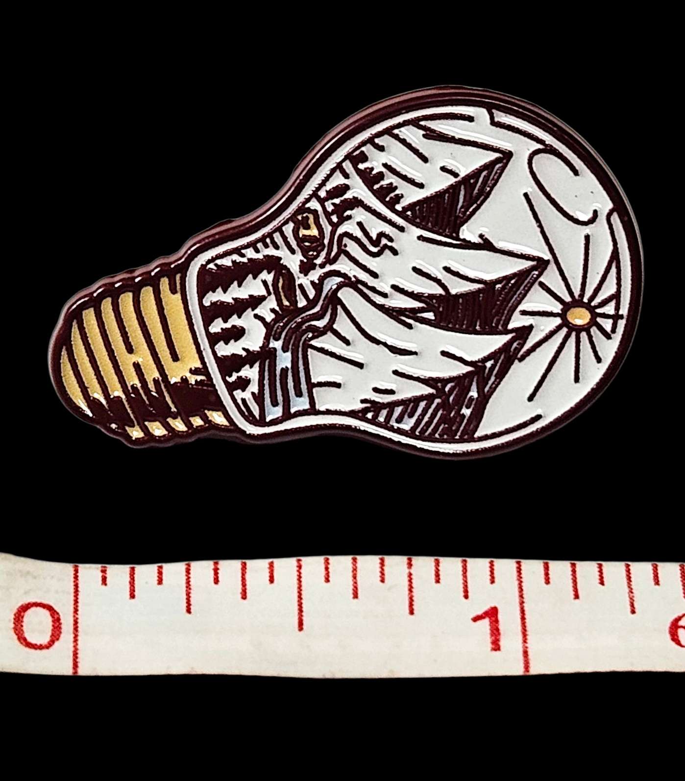 Nature Light Bulb Pin