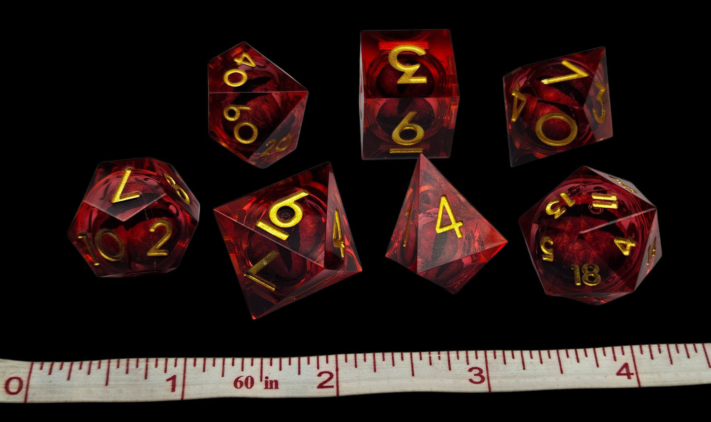 Red Dragon Eye Liquid Core Dice