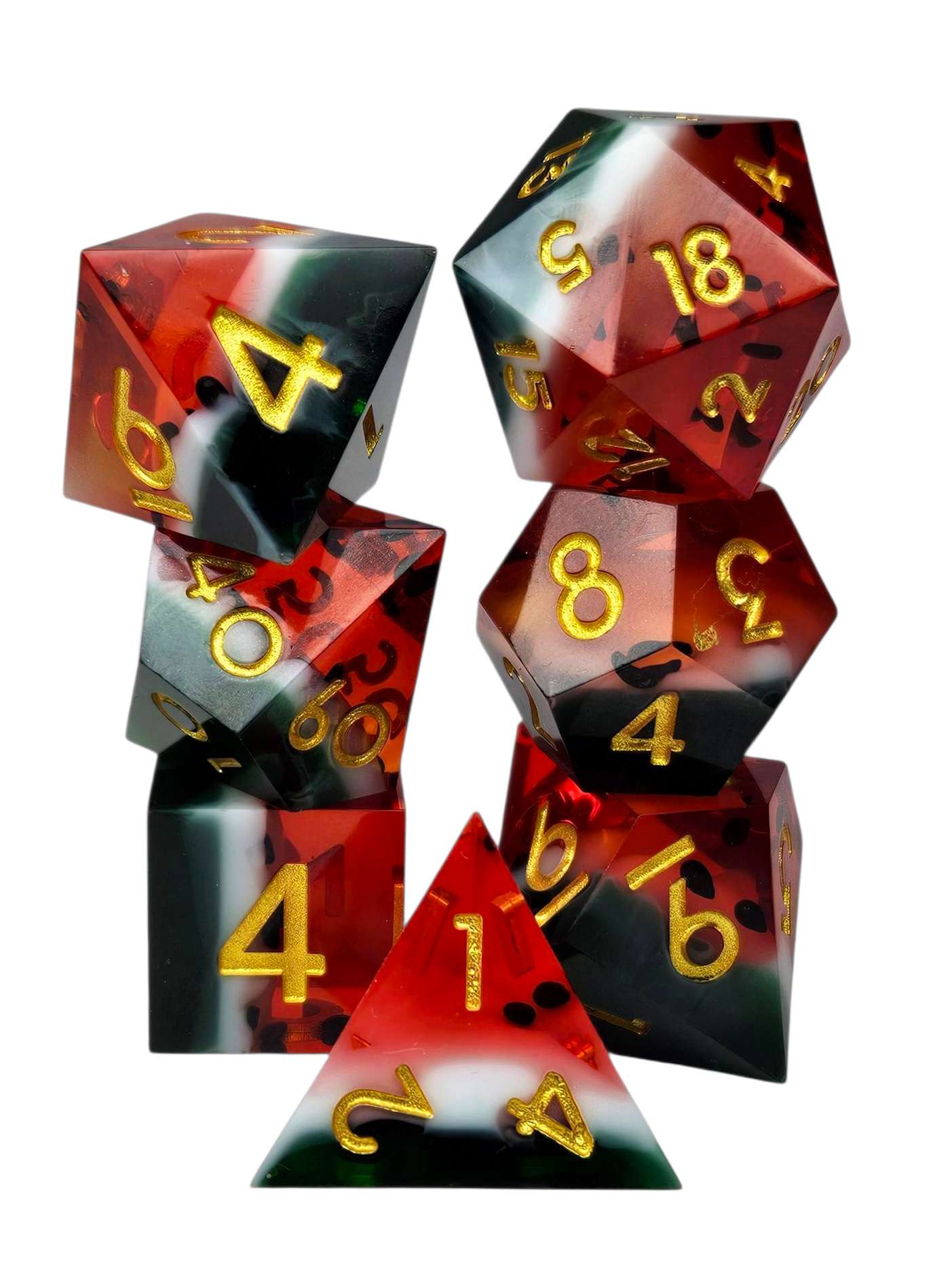 Watermelon Sharp Edge Dice