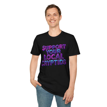 Support Your Local Cryptids Unisex Softstyle T-Shirt