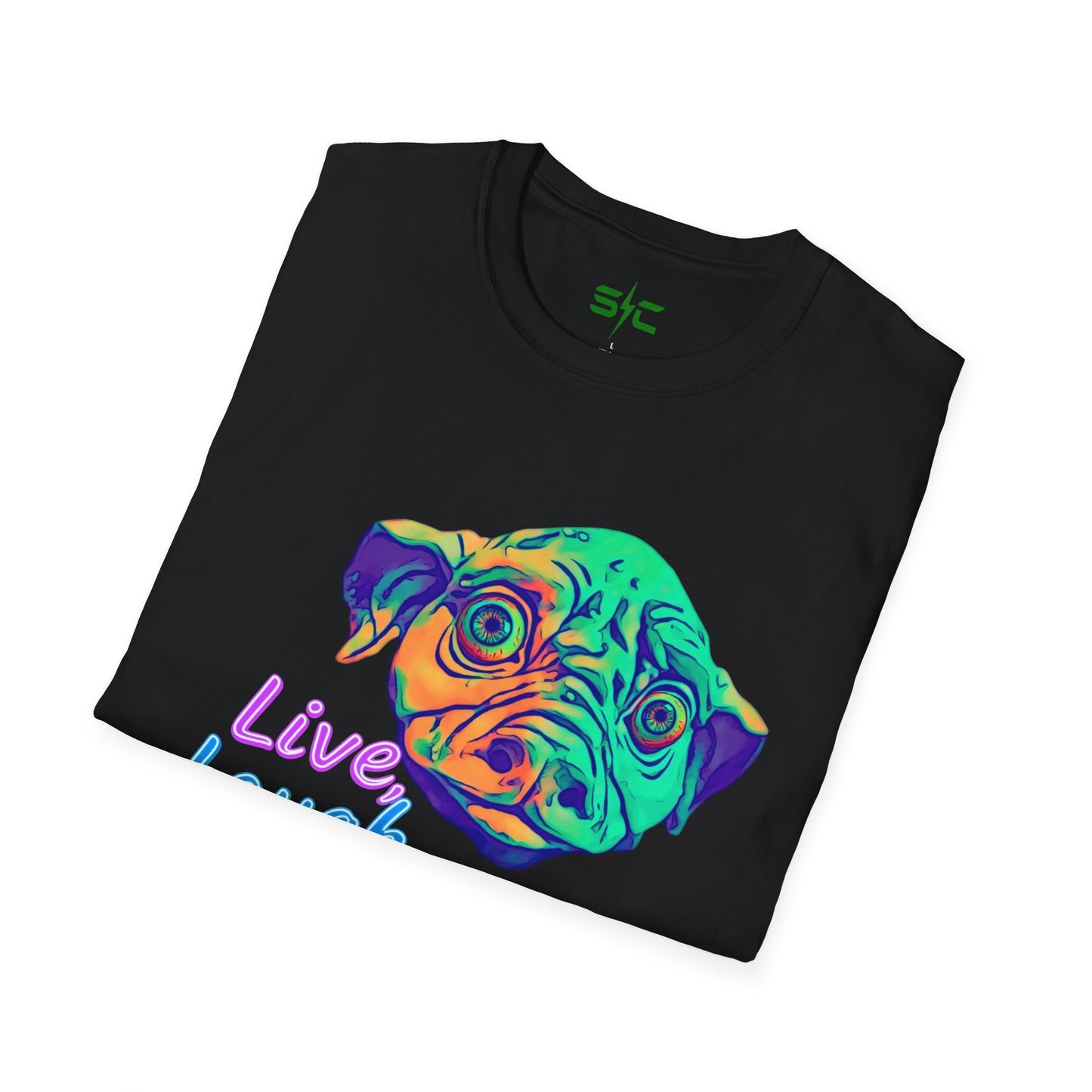 Synthwave Squonk Unisex Softstyle T-Shirt