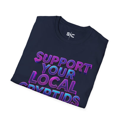 Support Your Local Cryptids Unisex Softstyle T-Shirt