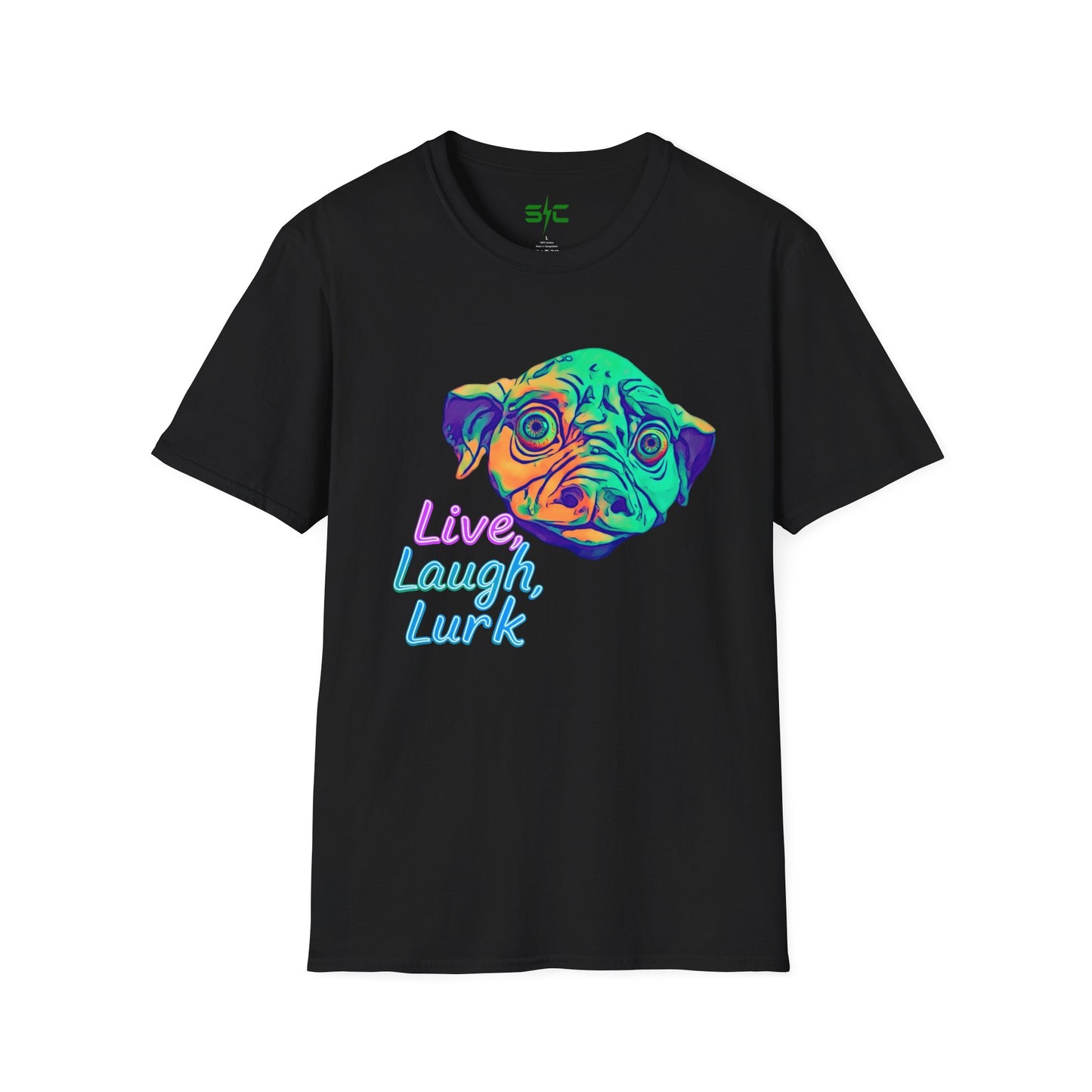 Synthwave Squonk Unisex Softstyle T-Shirt