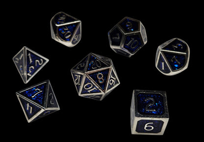 Mythical Sapphire Metal Dice
