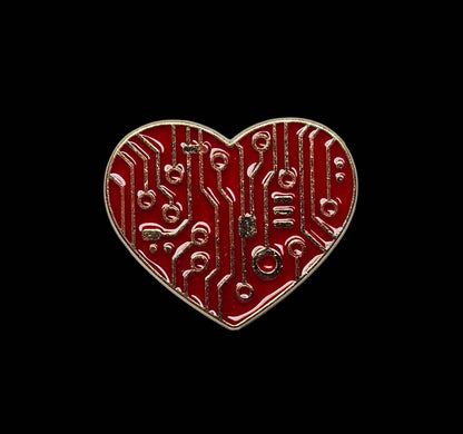 Heart Circuit Pin