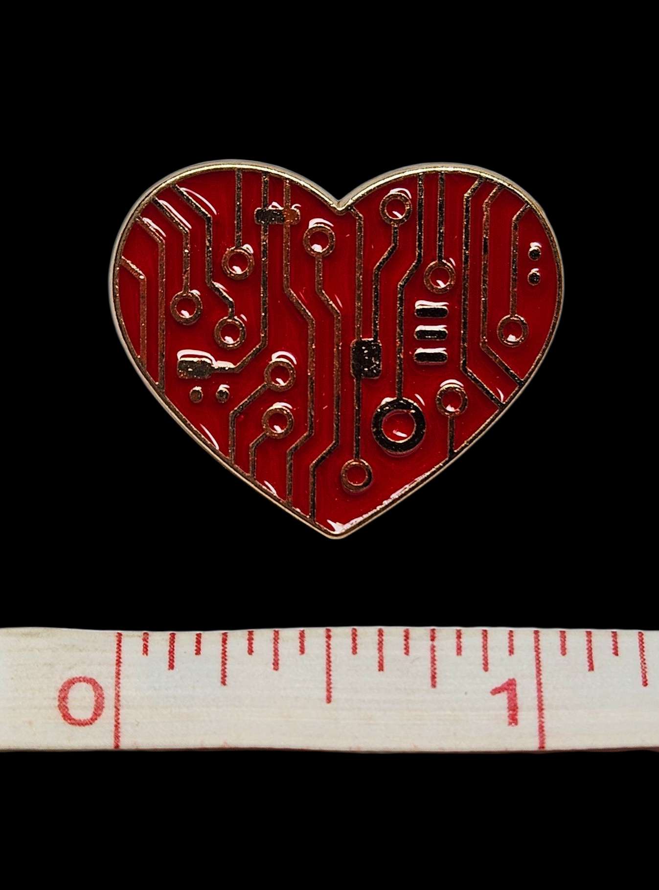 Heart Circuit Pin
