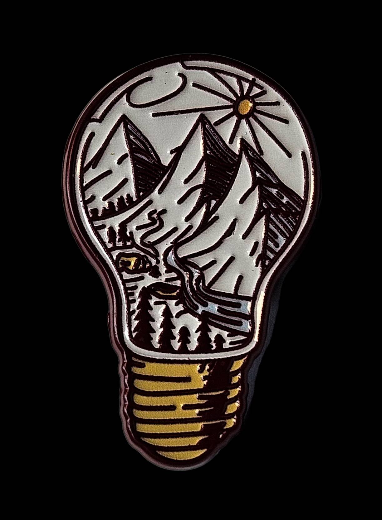 Nature Light Bulb Pin