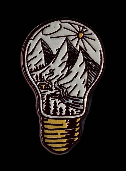 Nature Light Bulb Pin