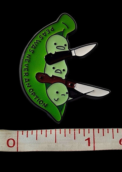 Pea Crimes Pin