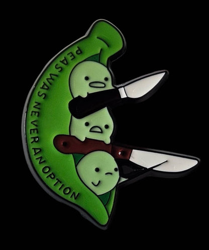 Pea Crimes Pin