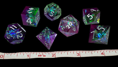 Northern Lights Dice Set Sharp Edge