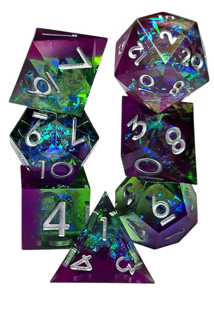 Northern Lights Dice Set Sharp Edge