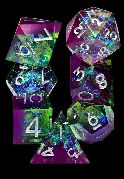 Northern Lights Dice Set Sharp Edge